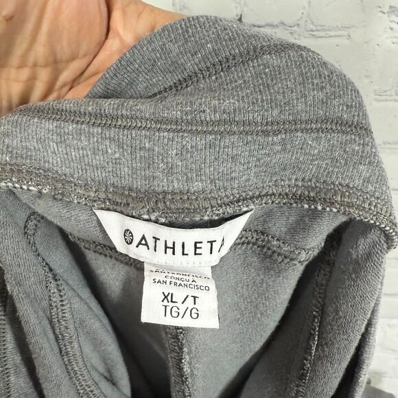 Athleta Joggers Women XL Gray Drawstring Stretch Pull On Activewear Leggings - Picture 4 of 12